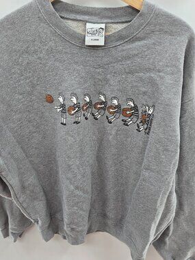Jacob's Corner Polar Skate Co Gray Crewneck Basketball Sweatshirt Size X-Large